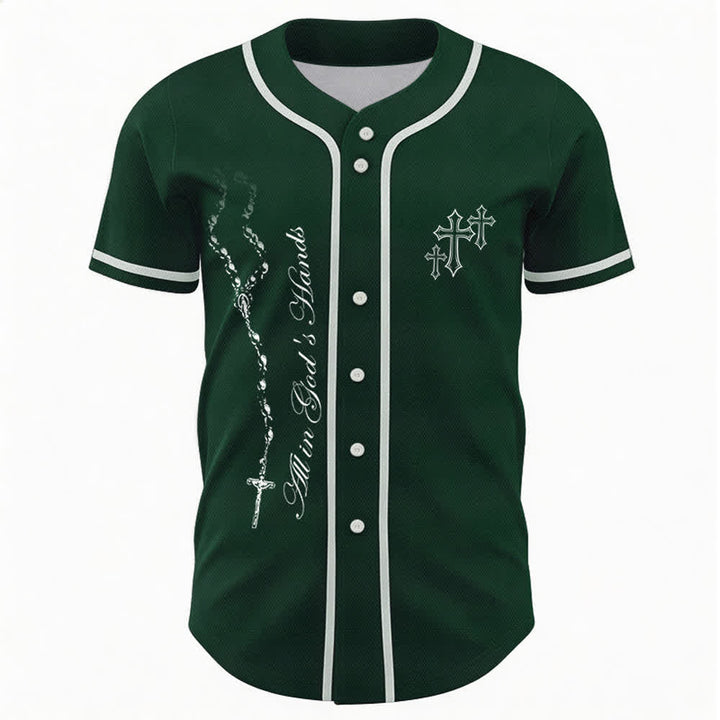 Christianartworkshop Vertrauen, Hoffnung, Streben, Glaube – Alles in Gottes Händen – Unisex-Baseballtrikot mit Glaubensmotiv - image 43