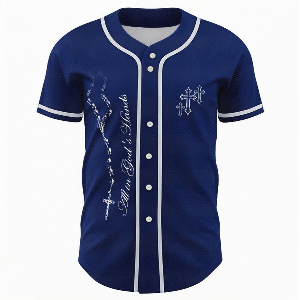 Christianartworkshop Vertrauen, Hoffnung, Streben, Glaube – Alles in Gottes Händen – Unisex-Baseballtrikot mit Glaubensmotiv - image 22