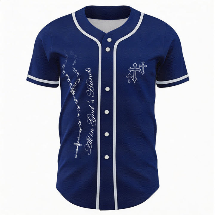 Christianartworkshop Vertrauen, Hoffnung, Streben, Glaube – Alles in Gottes Händen – Unisex-Baseballtrikot mit Glaubensmotiv - image 22