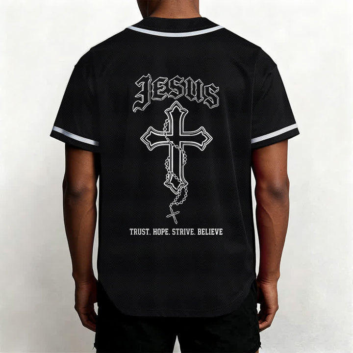 Christianartworkshop Vertrauen, Hoffnung, Streben, Glaube – Alles in Gottes Händen – Unisex-Baseballtrikot mit Glaubensmotiv - image 11