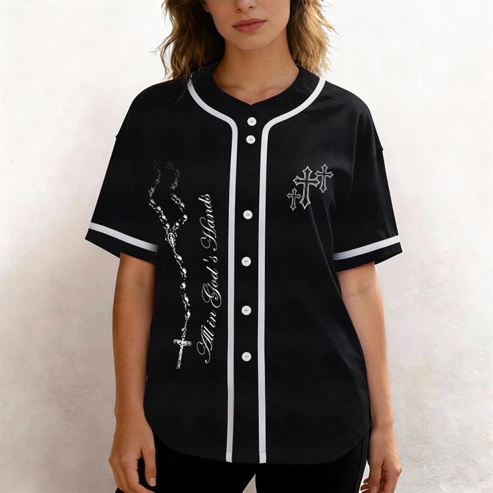 Christianartworkshop Vertrauen, Hoffnung, Streben, Glaube – Alles in Gottes Händen – Unisex-Baseballtrikot mit Glaubensmotiv - image 12