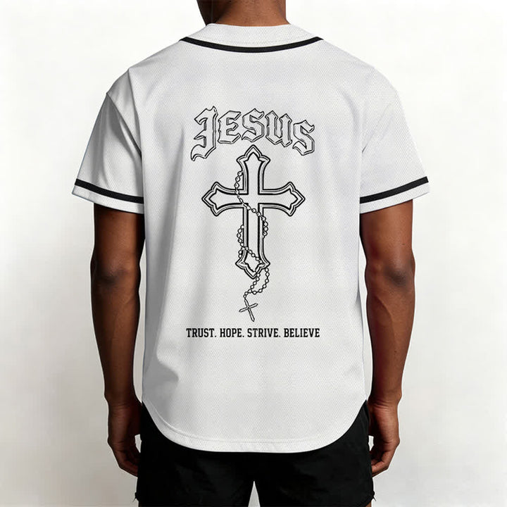 Christianartworkshop Vertrauen, Hoffnung, Streben, Glaube – Alles in Gottes Händen – Unisex-Baseballtrikot mit Glaubensmotiv - image 18