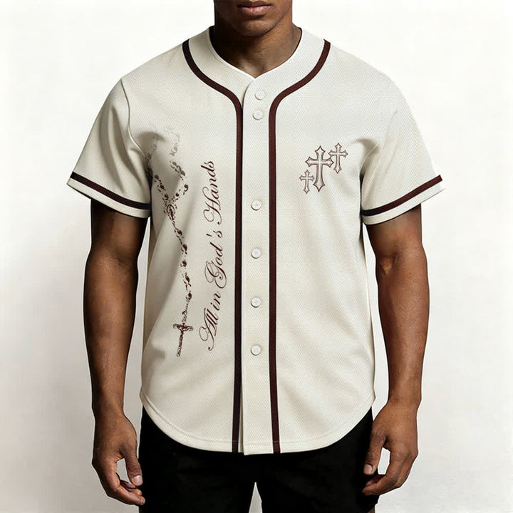 Christianartworkshop Vertrauen, Hoffnung, Streben, Glaube – Alles in Gottes Händen – Unisex-Baseballtrikot mit Glaubensmotiv - image 31