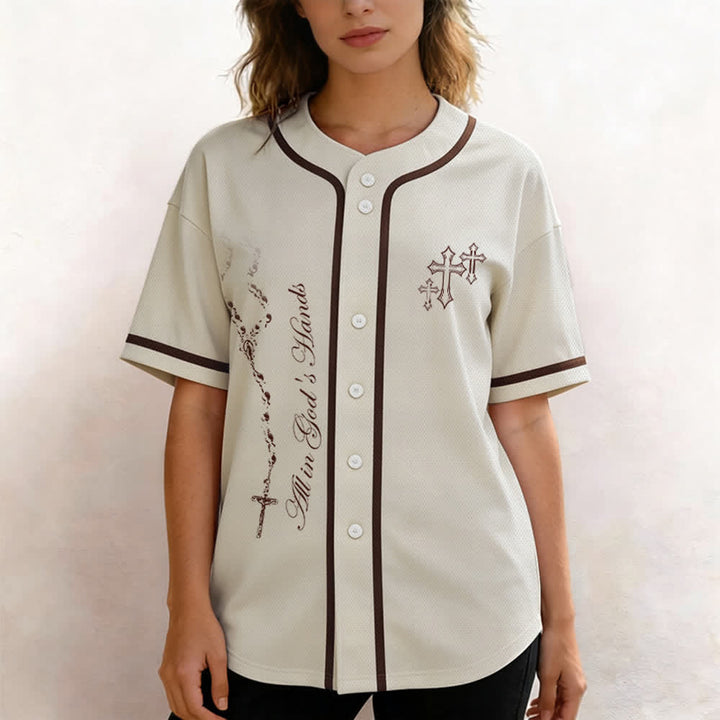 Christianartworkshop Vertrauen, Hoffnung, Streben, Glaube – Alles in Gottes Händen – Unisex-Baseballtrikot mit Glaubensmotiv - image 33