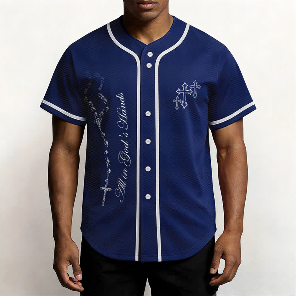 Christianartworkshop Vertrauen, Hoffnung, Streben, Glaube – Alles in Gottes Händen – Unisex-Baseballtrikot mit Glaubensmotiv - image 24