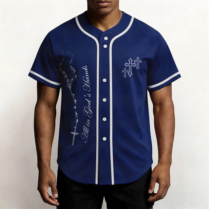 Christianartworkshop Vertrauen, Hoffnung, Streben, Glaube – Alles in Gottes Händen – Unisex-Baseballtrikot mit Glaubensmotiv - image 24