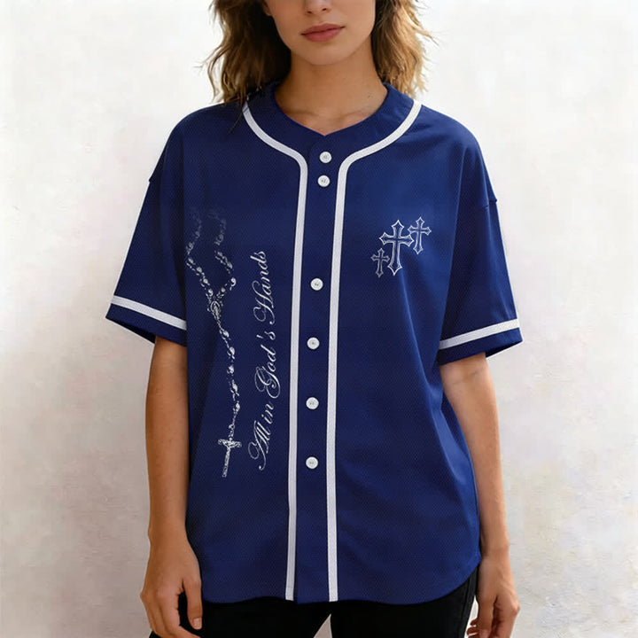 Christianartworkshop Vertrauen, Hoffnung, Streben, Glaube – Alles in Gottes Händen – Unisex-Baseballtrikot mit Glaubensmotiv - image 26