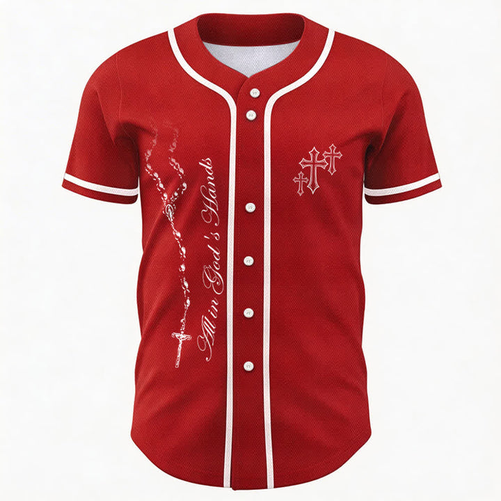 Christianartworkshop Vertrauen, Hoffnung, Streben, Glaube – Alles in Gottes Händen – Unisex-Baseballtrikot mit Glaubensmotiv - image 50