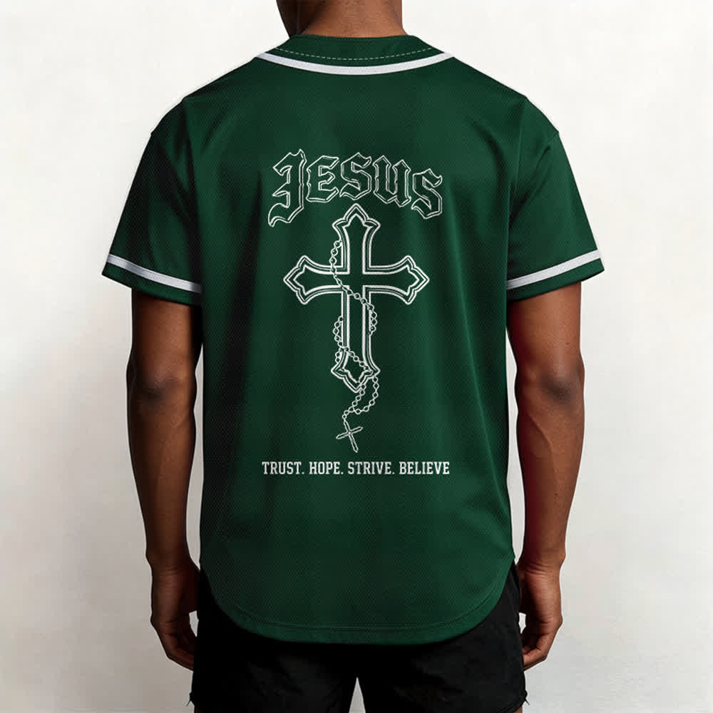 Christianartworkshop Vertrauen, Hoffnung, Streben, Glaube – Alles in Gottes Händen – Unisex-Baseballtrikot mit Glaubensmotiv - image 46