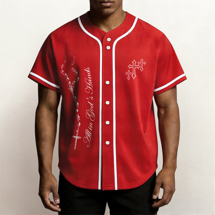 Christianartworkshop Vertrauen, Hoffnung, Streben, Glaube – Alles in Gottes Händen – Unisex-Baseballtrikot mit Glaubensmotiv - image 52