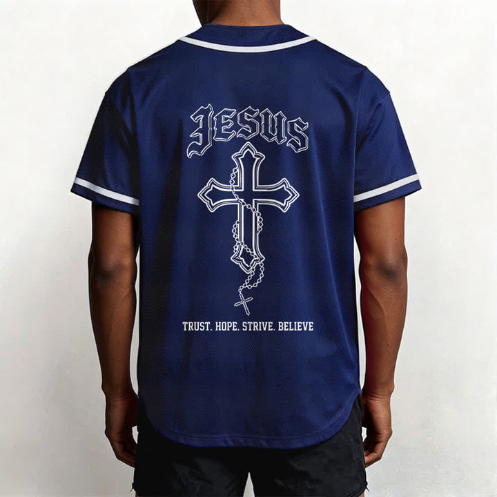 Christianartworkshop Vertrauen, Hoffnung, Streben, Glaube – Alles in Gottes Händen – Unisex-Baseballtrikot mit Glaubensmotiv - image 25