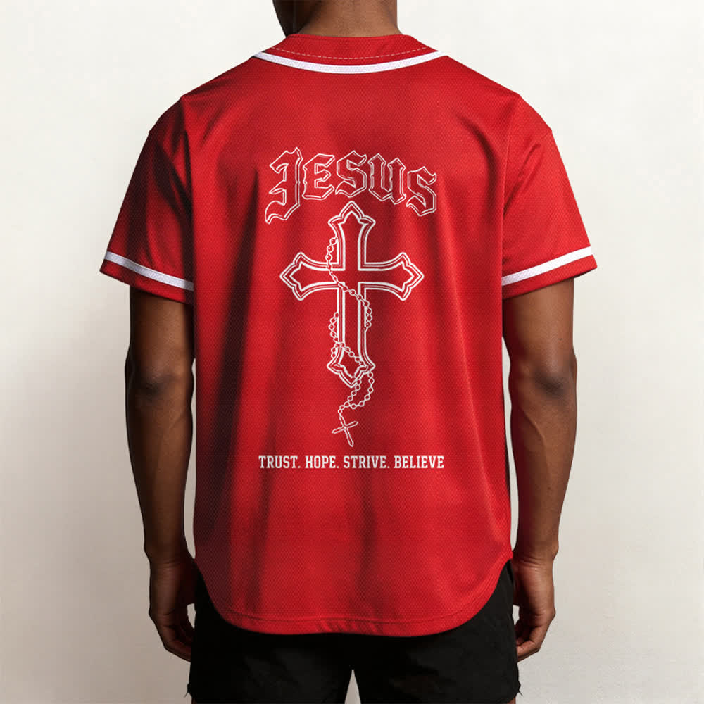 Christianartworkshop Vertrauen, Hoffnung, Streben, Glaube – Alles in Gottes Händen – Unisex-Baseballtrikot mit Glaubensmotiv - image 53