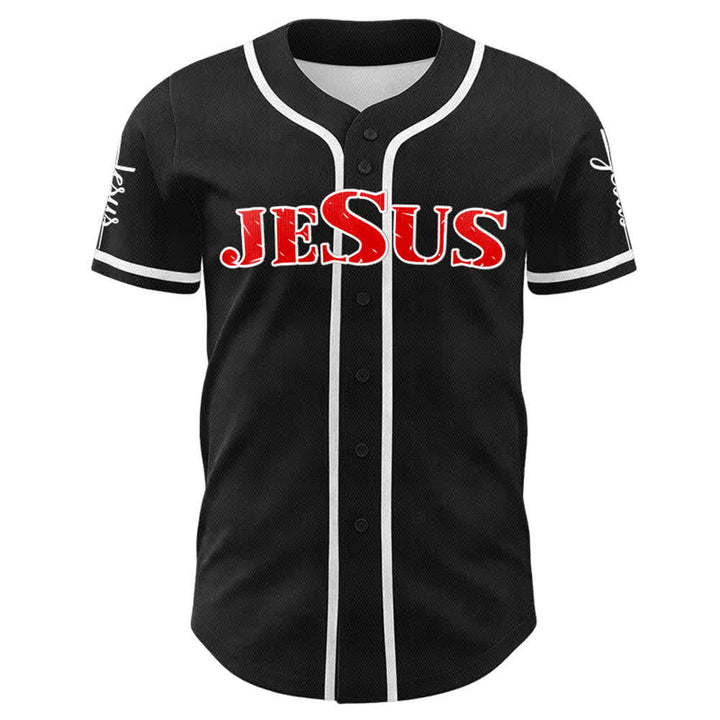 Christianartworkshop Jesus Kreuz Nagel und Dornenkrone Baseballtrikot - image 36