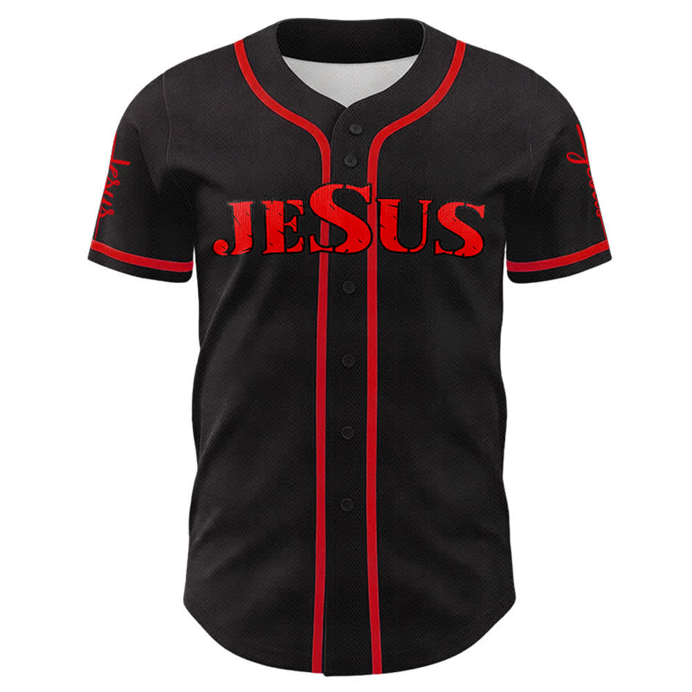 Christianartworkshop Jesus Kreuz Nagel und Dornenkrone Baseballtrikot - image 39