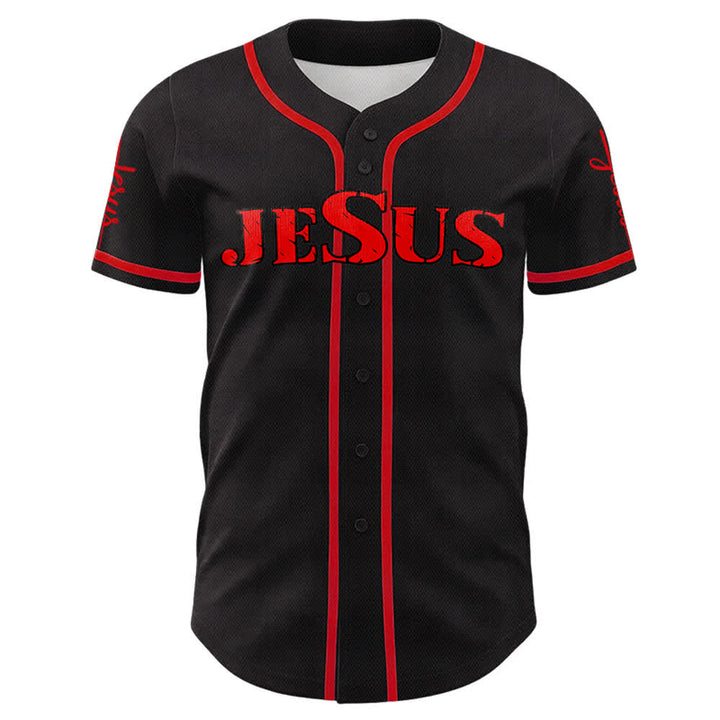 Christianartworkshop Jesus Kreuz Nagel und Dornenkrone Baseballtrikot - image 39