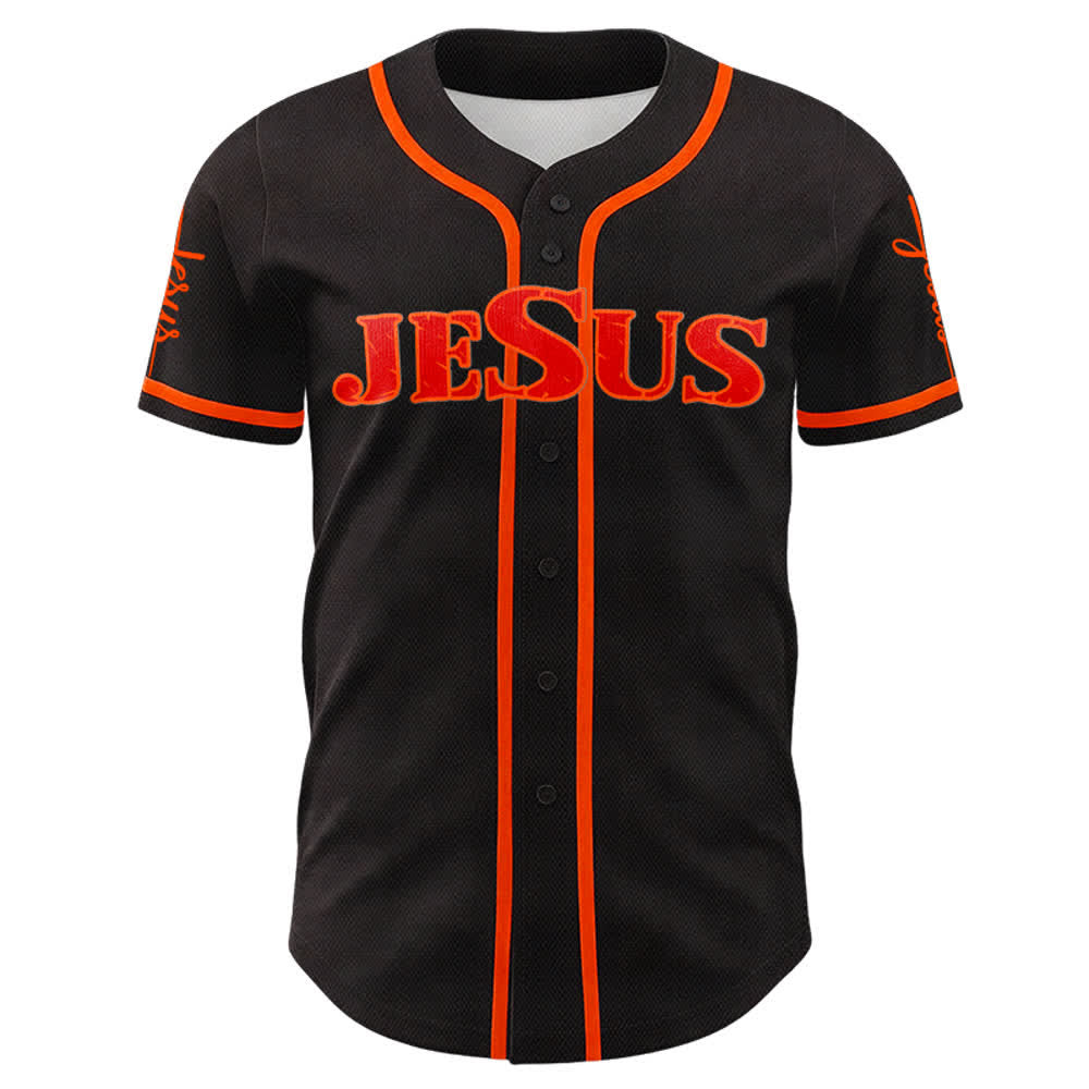 Christianartworkshop Jesus Kreuz Nagel und Dornenkrone Baseballtrikot - image 42