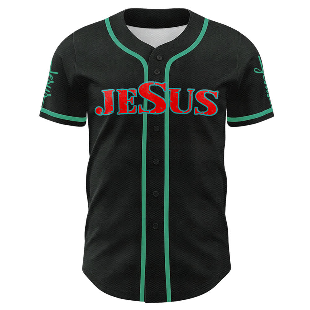 Christianartworkshop Jesus Kreuz Nagel und Dornenkrone Baseballtrikot - image 45