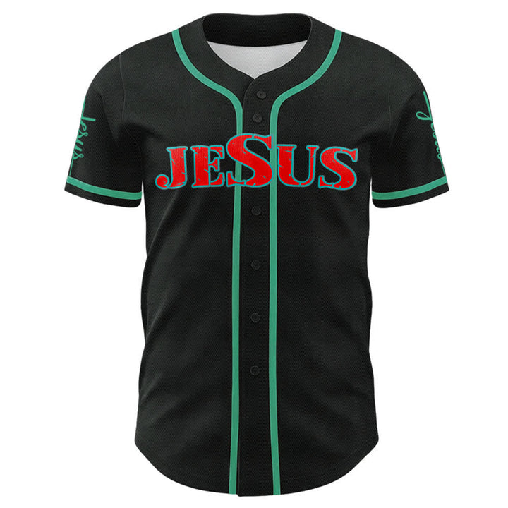 Christianartworkshop Jesus Kreuz Nagel und Dornenkrone Baseballtrikot - image 45