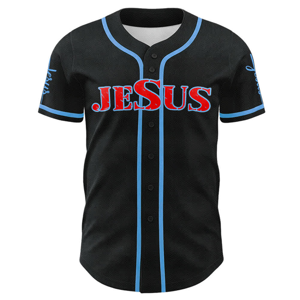Christianartworkshop Jesus Kreuz Nagel und Dornenkrone Baseballtrikot - image 48