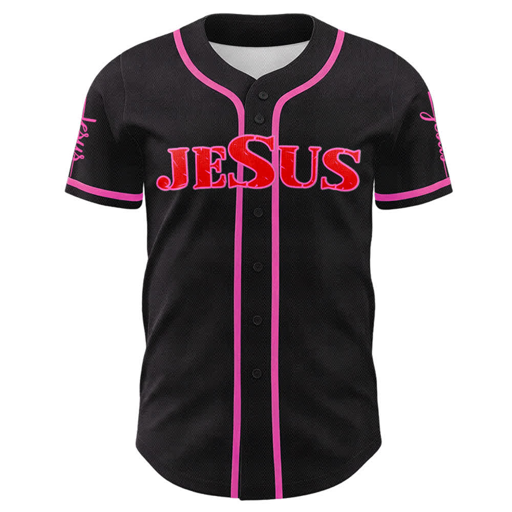 Christianartworkshop Jesus Kreuz Nagel und Dornenkrone Baseballtrikot - image 51