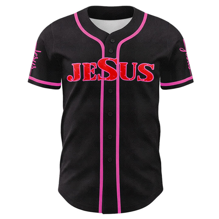 Christianartworkshop Jesus Kreuz Nagel und Dornenkrone Baseballtrikot - image 51