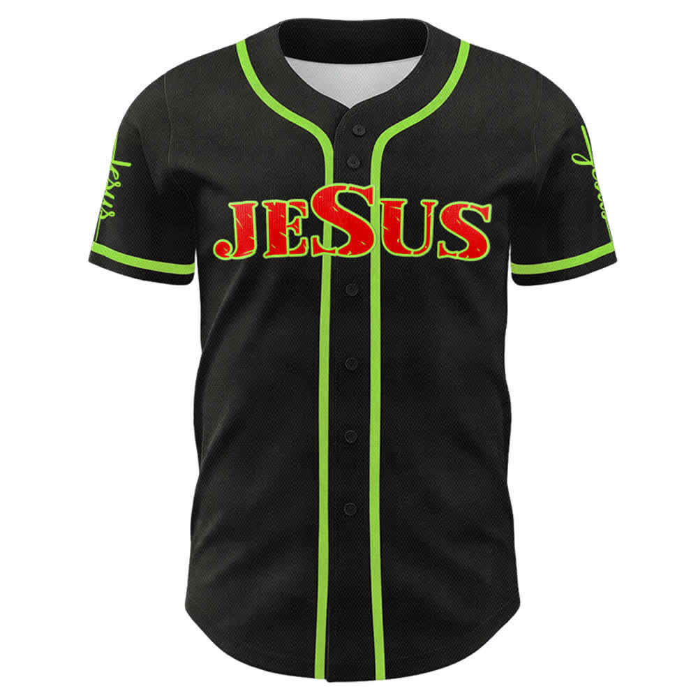 Christianartworkshop Jesus Kreuz Nagel und Dornenkrone Baseballtrikot - image 54