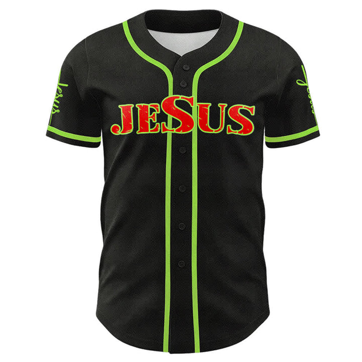 Christianartworkshop Jesus Kreuz Nagel und Dornenkrone Baseballtrikot - image 54