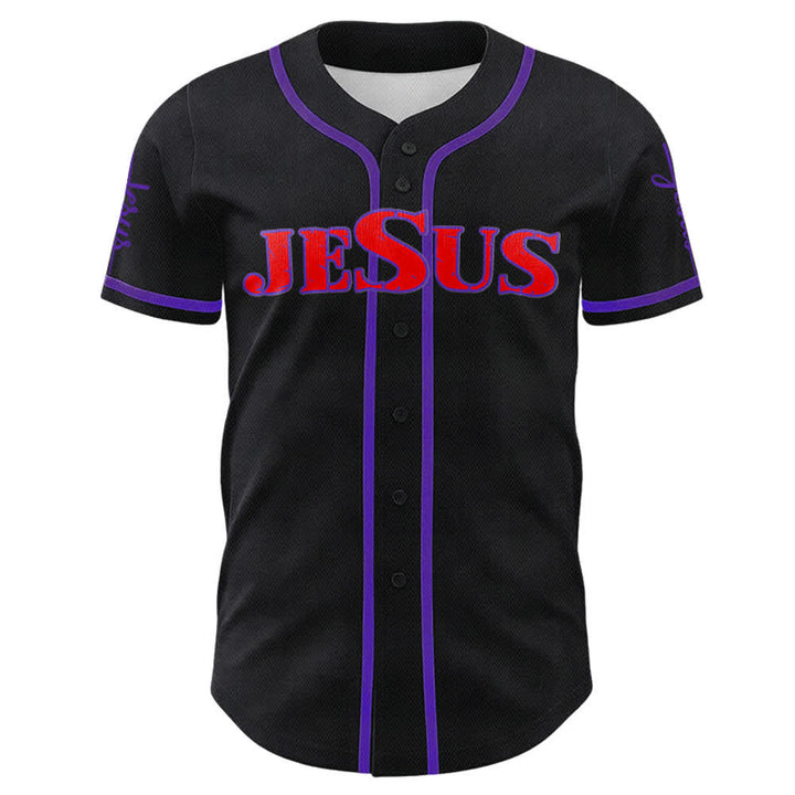 Christianartworkshop Jesus Kreuz Nagel und Dornenkrone Baseballtrikot - image 57