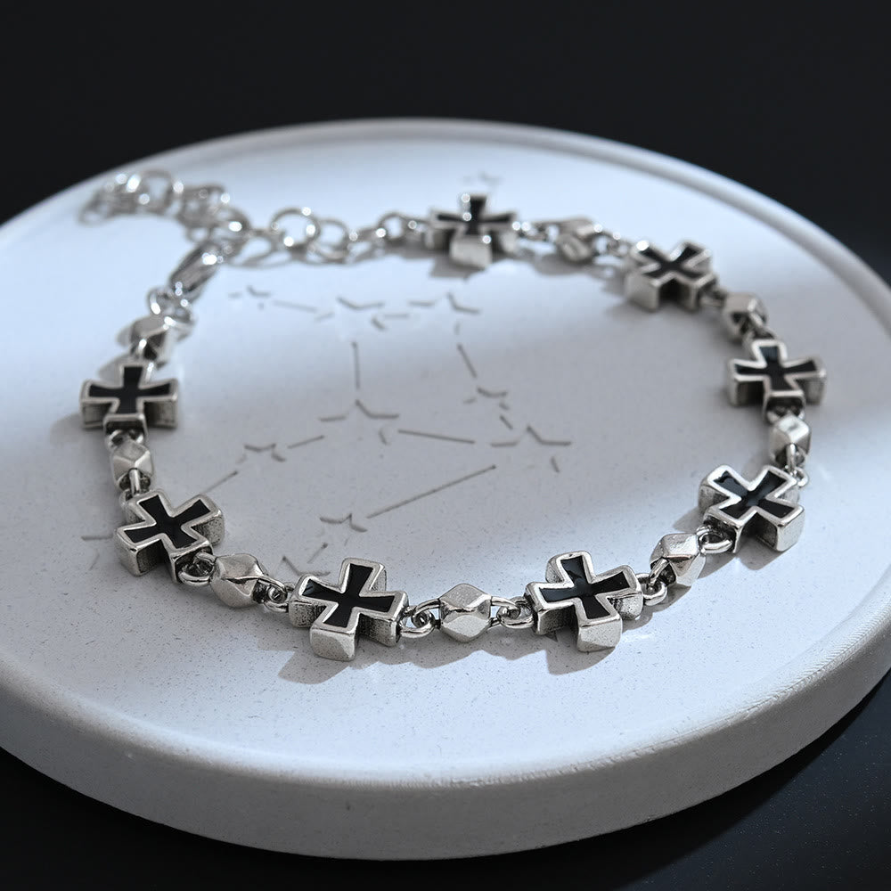 Christianartworkshop Elegantes Armband mit sequenziellem Kreuz: Symbol für unerschütterlichen, heiligen Schutz - image 2