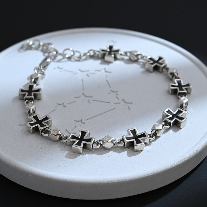 Christianartworkshop Elegantes Armband mit sequenziellem Kreuz: Symbol für unerschütterlichen, heiligen Schutz - image 2