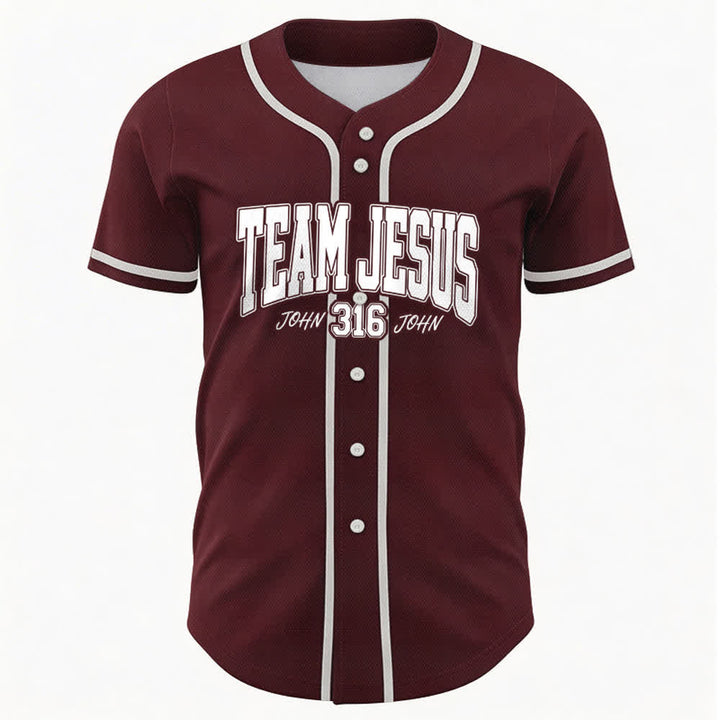 Christianartworkshop Sportliches Team Jesus Johannes 316 Inspirierendes Bibelzitat Unisex-Baseballtrikot - image 22