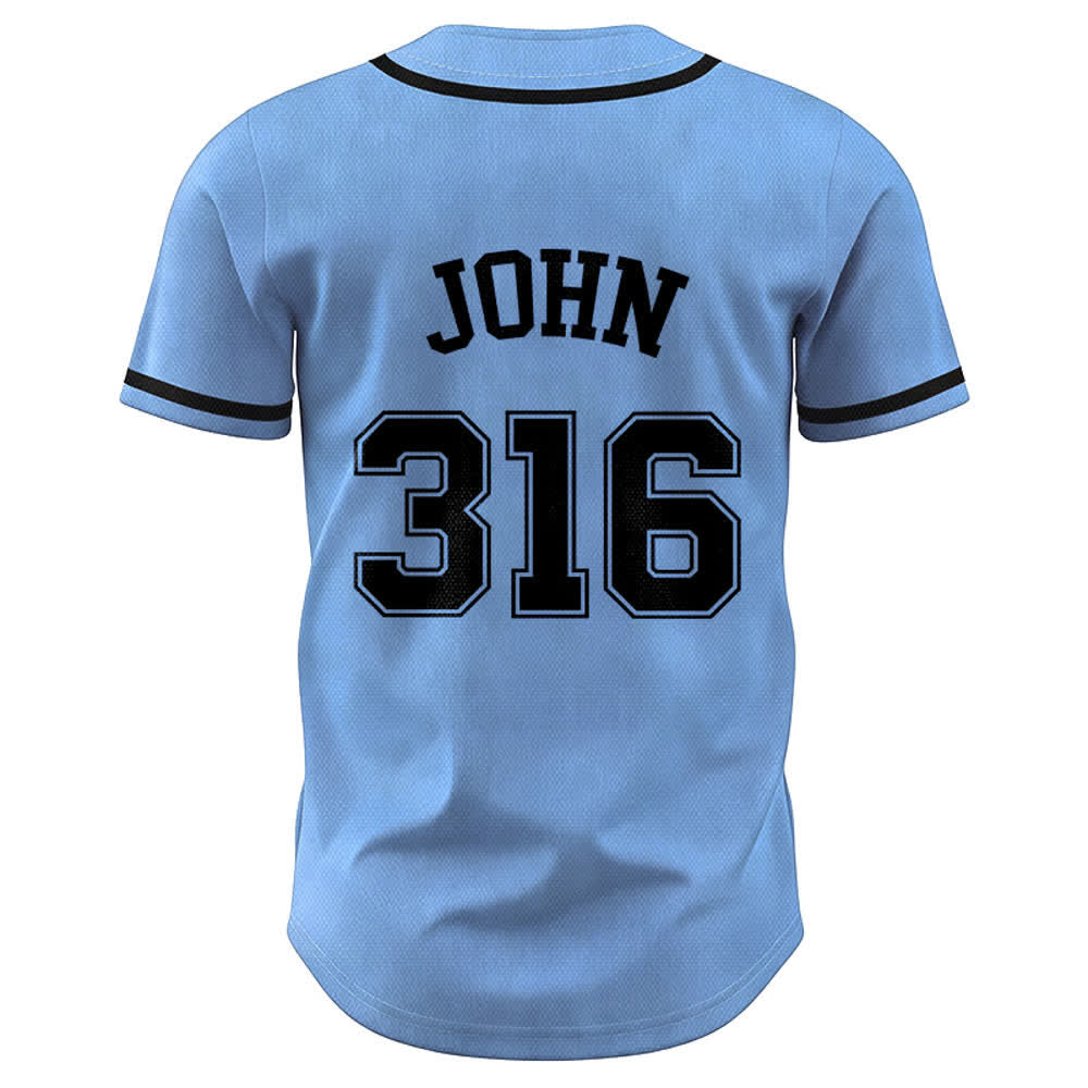 Christianartworkshop Sportliches Team Jesus Johannes 316 Inspirierendes Bibelzitat Unisex-Baseballtrikot - image 37