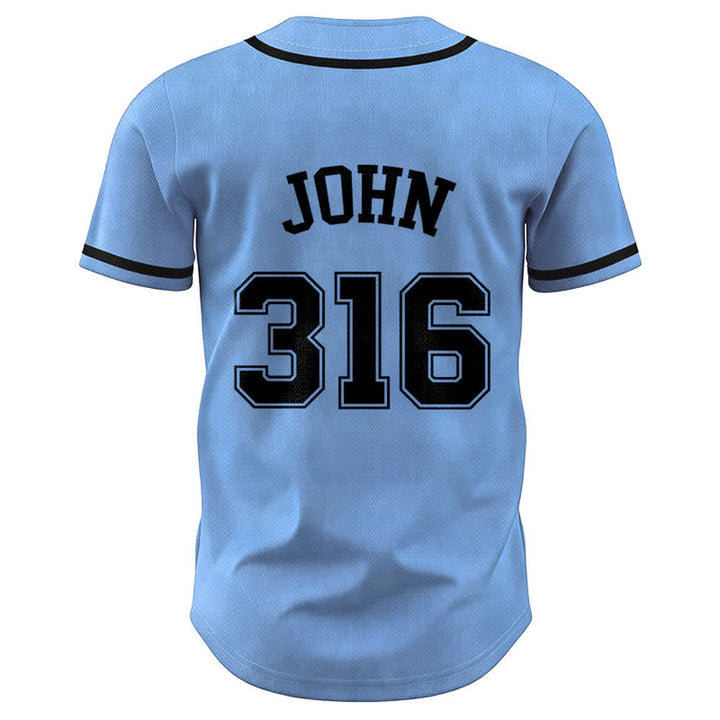 Christianartworkshop Sportliches Team Jesus Johannes 316 Inspirierendes Bibelzitat Unisex-Baseballtrikot - image 37