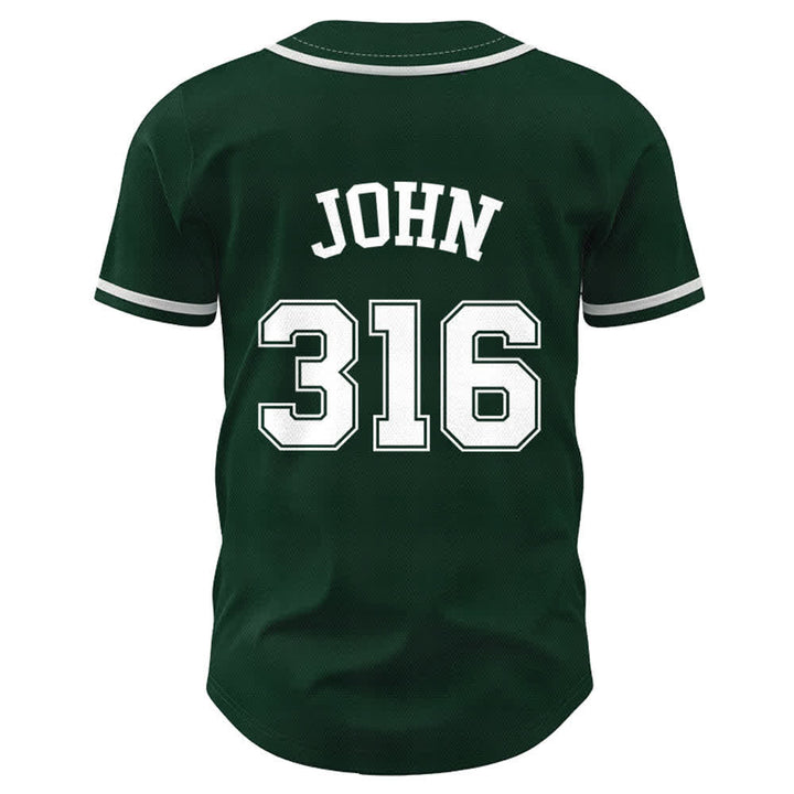 Christianartworkshop Sportliches Team Jesus Johannes 316 Inspirierendes Bibelzitat Unisex-Baseballtrikot - image 44