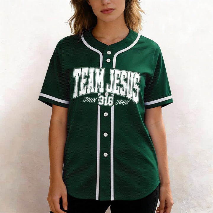Christianartworkshop Sportliches Team Jesus Johannes 316 Inspirierendes Bibelzitat Unisex-Baseballtrikot - image 47