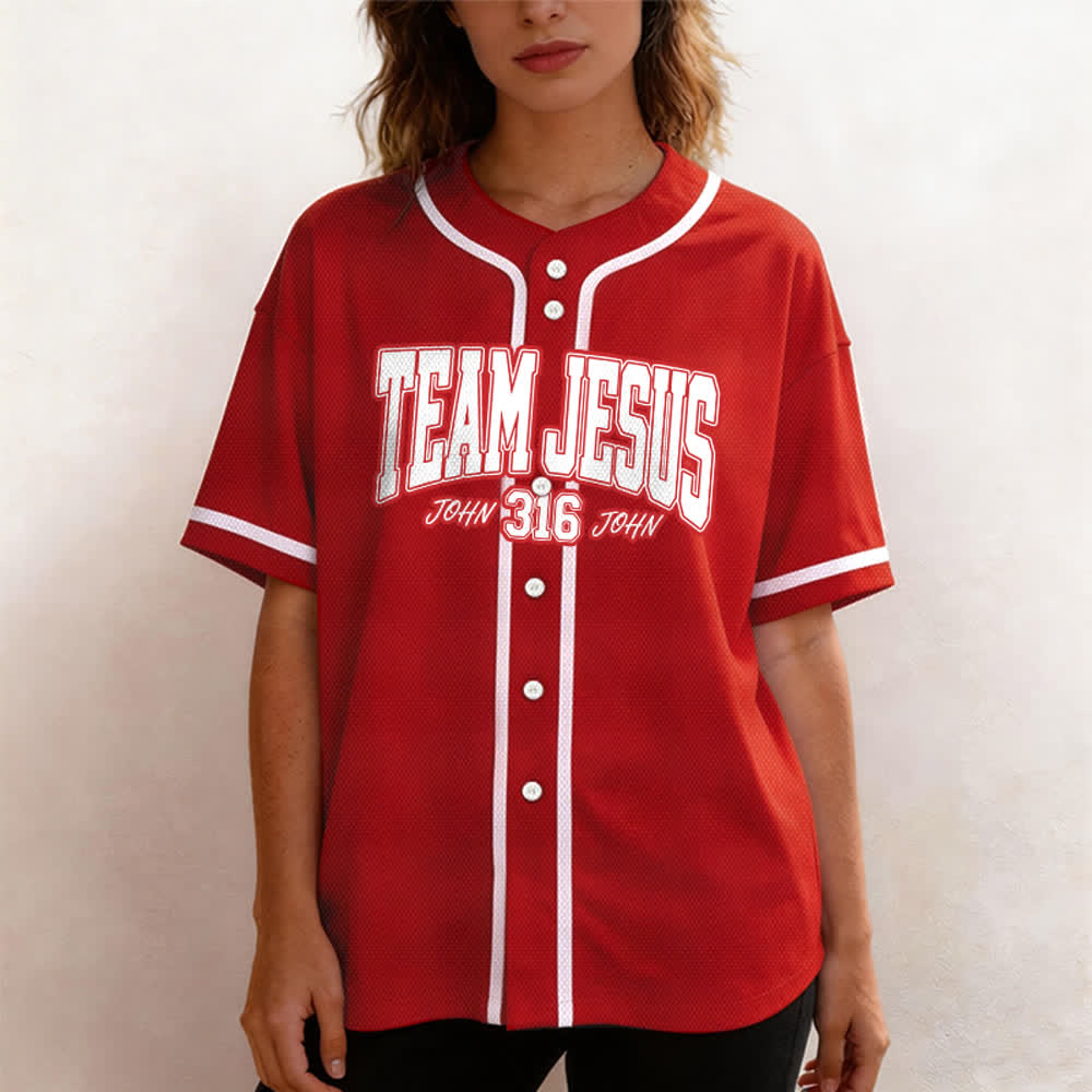 Christianartworkshop Sportliches Team Jesus Johannes 316 Inspirierendes Bibelzitat Unisex-Baseballtrikot - image 54