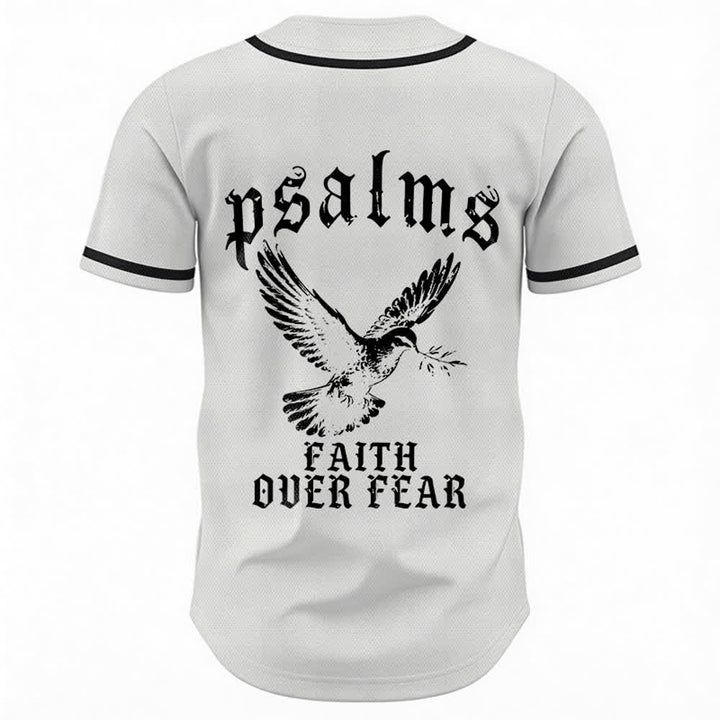 Christianartworkshop Friedens- und Glaubens-Slogan, religiöser Psalm 23, sportliches Design, Unisex-Baseballtrikot - image 9