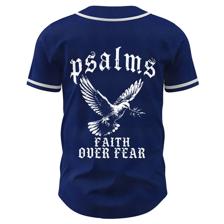Christianartworkshop Friedens- und Glaubens-Slogan, religiöser Psalm 23, sportliches Design, Unisex-Baseballtrikot - image 16