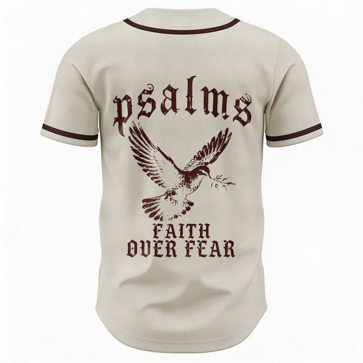 Christianartworkshop Friedens- und Glaubens-Slogan, religiöser Psalm 23, sportliches Design, Unisex-Baseballtrikot - image 30