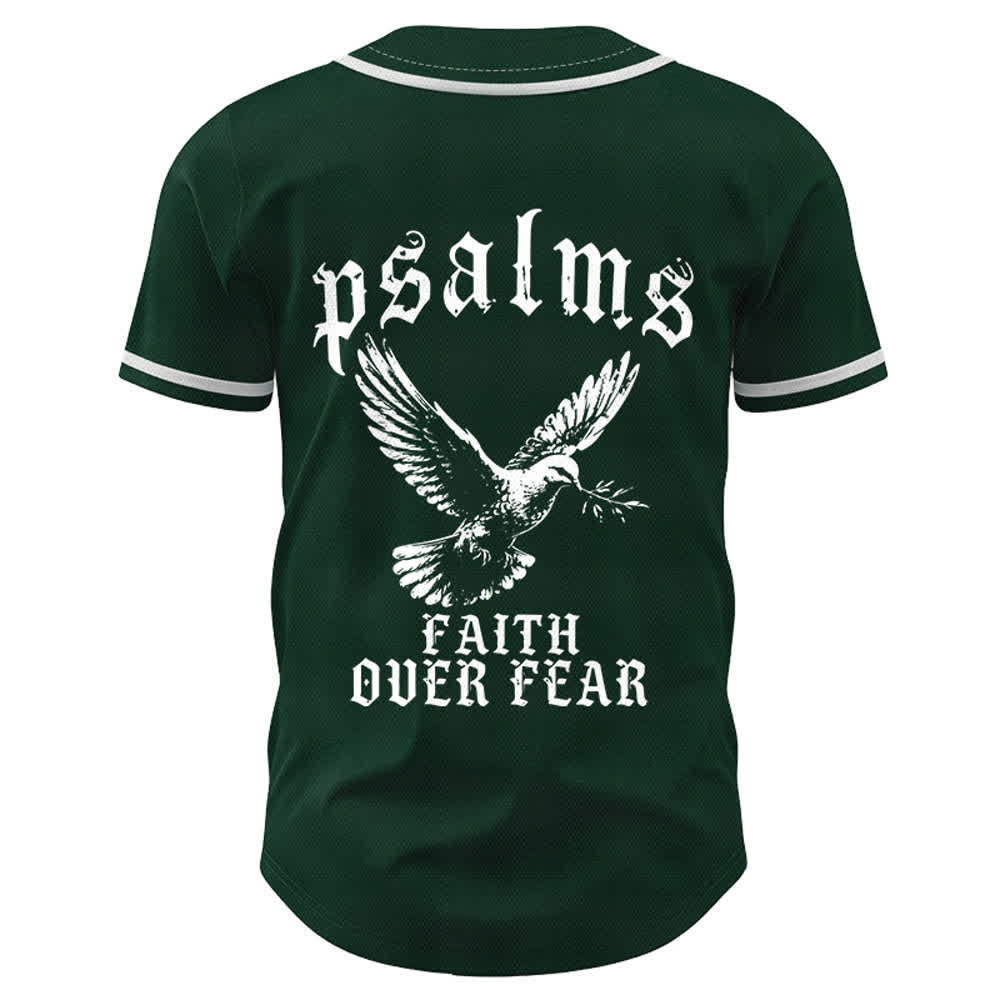 Christianartworkshop Friedens- und Glaubens-Slogan, religiöser Psalm 23, sportliches Design, Unisex-Baseballtrikot - image 44