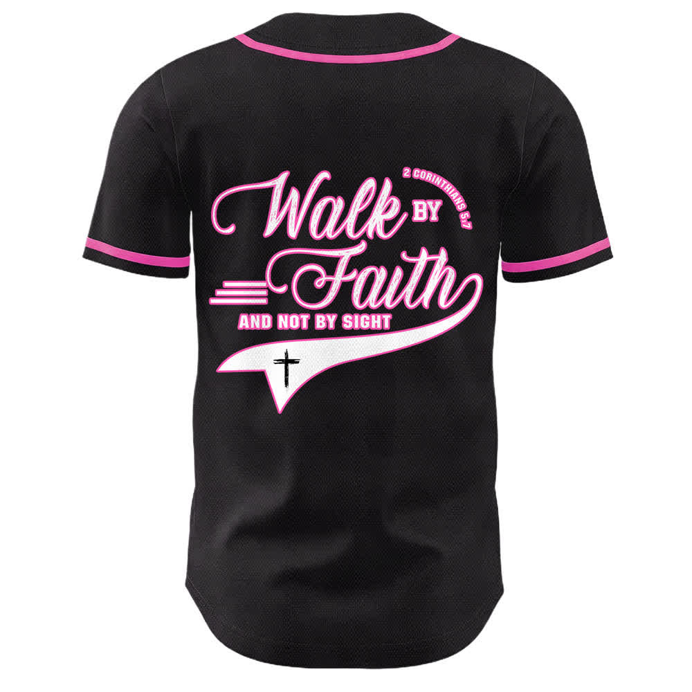 Christianartworkshop Glaube und nicht das Sehen – Unisex-Baseballtrikot mit Kreuzesschrift-Motiv - image 20