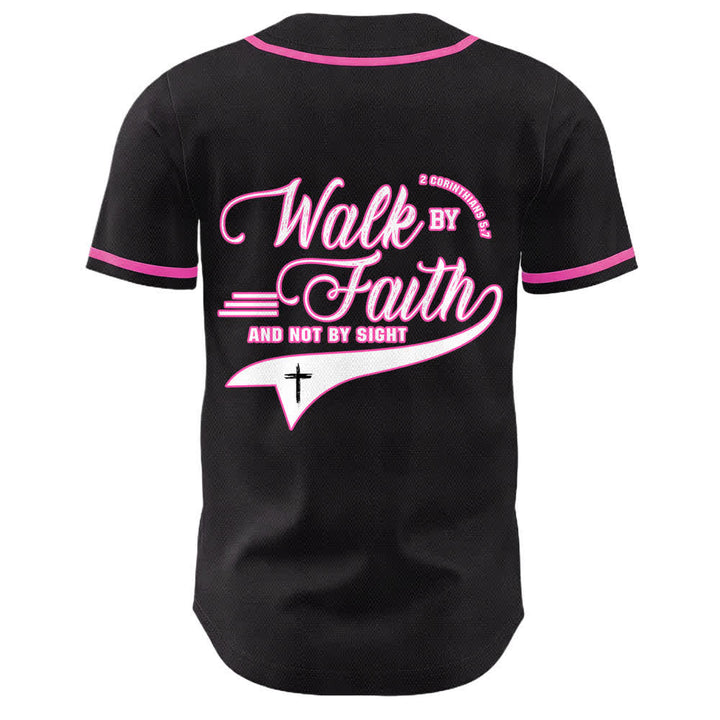 Christianartworkshop Glaube und nicht das Sehen – Unisex-Baseballtrikot mit Kreuzesschrift-Motiv - image 20