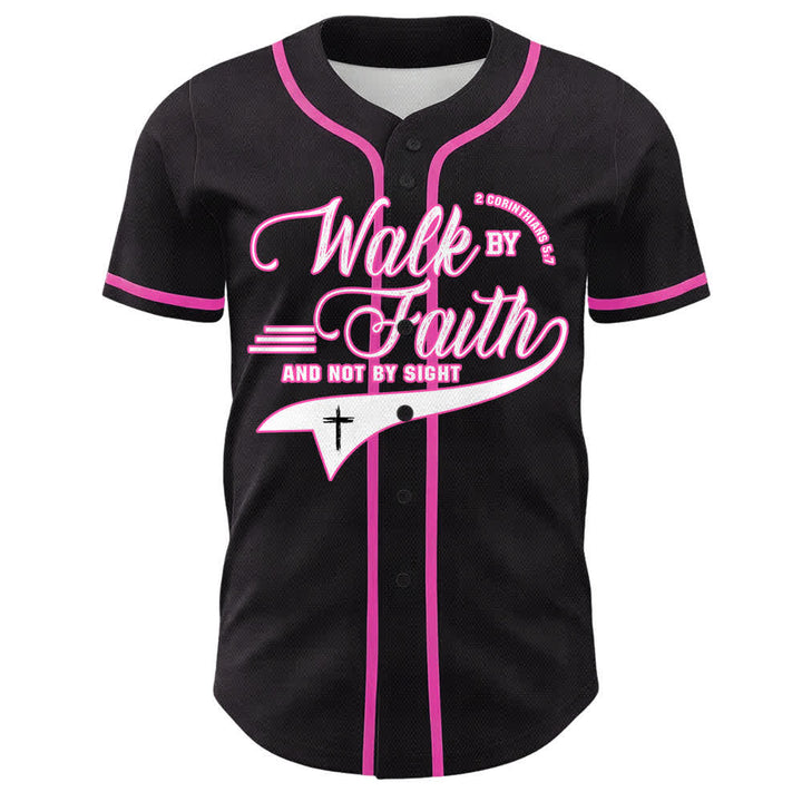 Christianartworkshop Glaube und nicht das Sehen – Unisex-Baseballtrikot mit Kreuzesschrift-Motiv - image 19