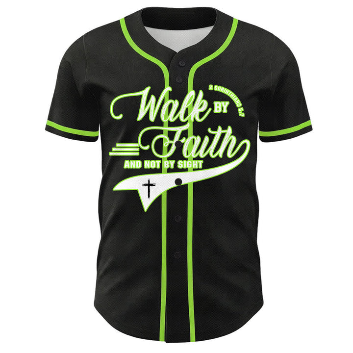 Christianartworkshop Glaube und nicht das Sehen – Unisex-Baseballtrikot mit Kreuzesschrift-Motiv - image 23