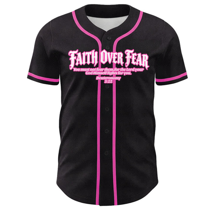 Christianartworkshop Glaube statt Angst Dornenkrone Kreuz Bibelmotiv Unisex Baseballtrikot - image 19