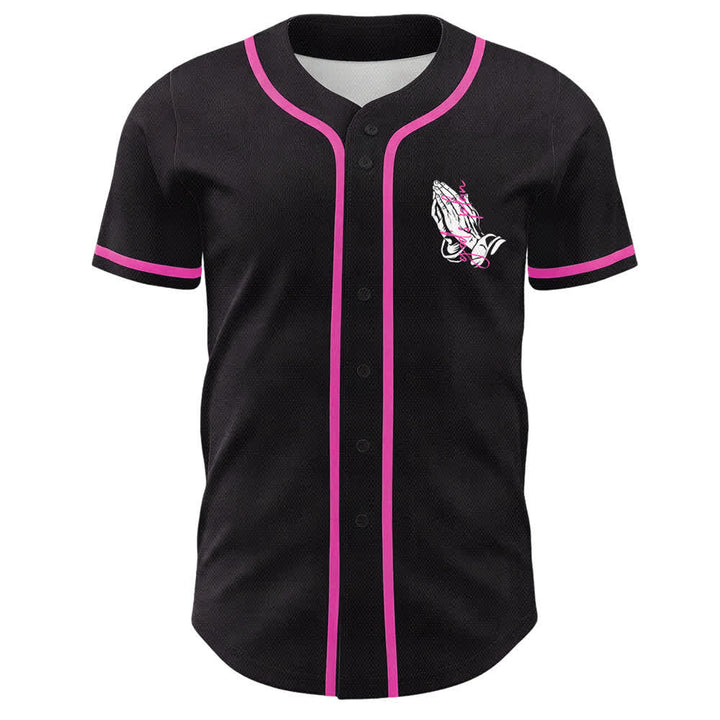 Christianartworkshop Gottes Plan – Betende Hände – Glaubensslogan – Beidseitig bedrucktes Unisex-Baseballtrikot - image 20