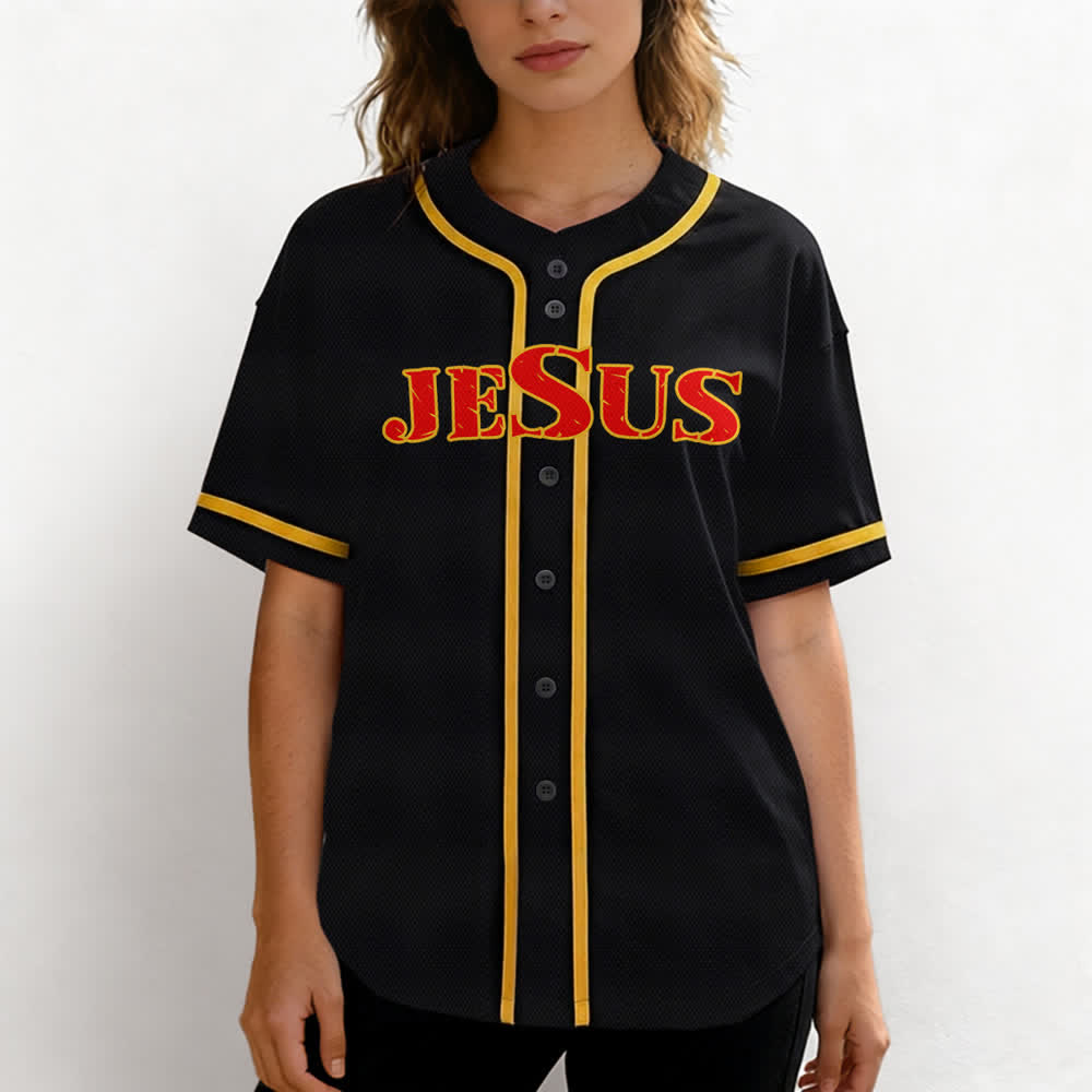 Christianartworkshop Jesus Kreuz Nagel und Dornenkrone Baseballtrikot - image 33