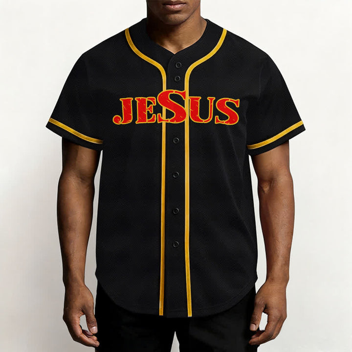 Christianartworkshop Jesus Kreuz Nagel und Dornenkrone Baseballtrikot - image 31