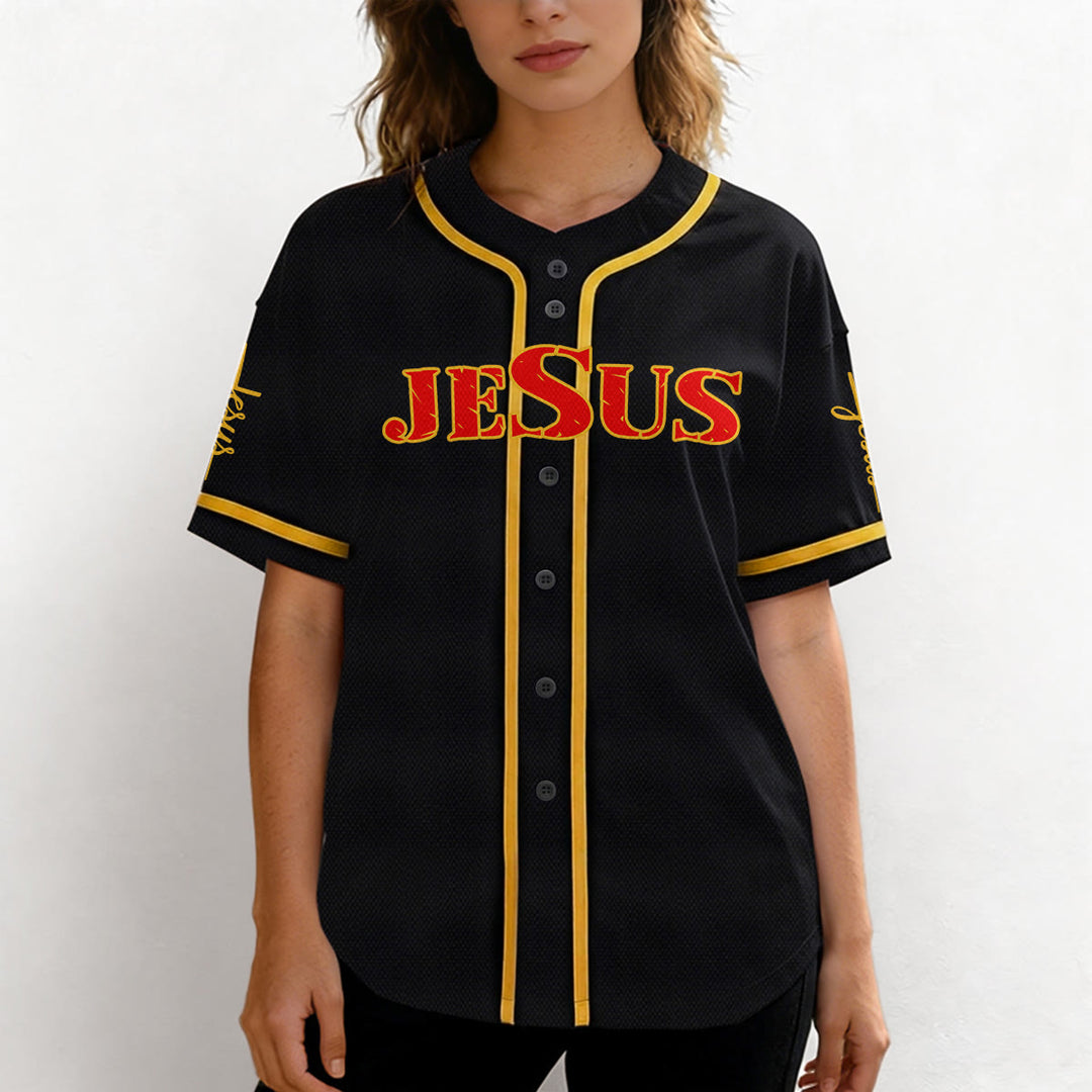 Christianartworkshop Jesus Kreuz Nagel und Dornenkrone Baseballtrikot - image 37
