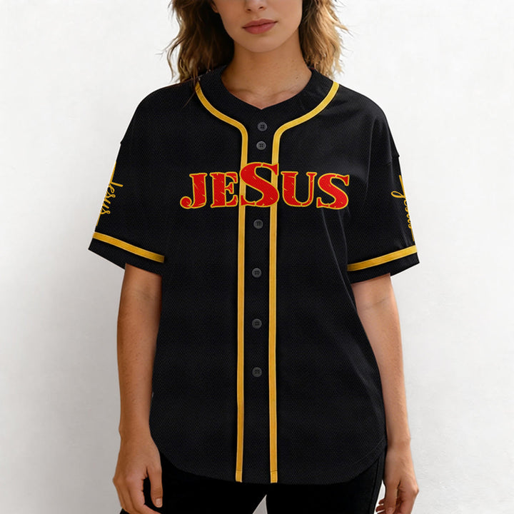 Christianartworkshop Jesus Kreuz Nagel und Dornenkrone Baseballtrikot - image 37